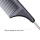 Metal Steel Pin Tail Comb Precision Parting Comb